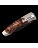 William Henry Titanium Brown Acrylic Stainless Steel Pocket Knife A300-3B